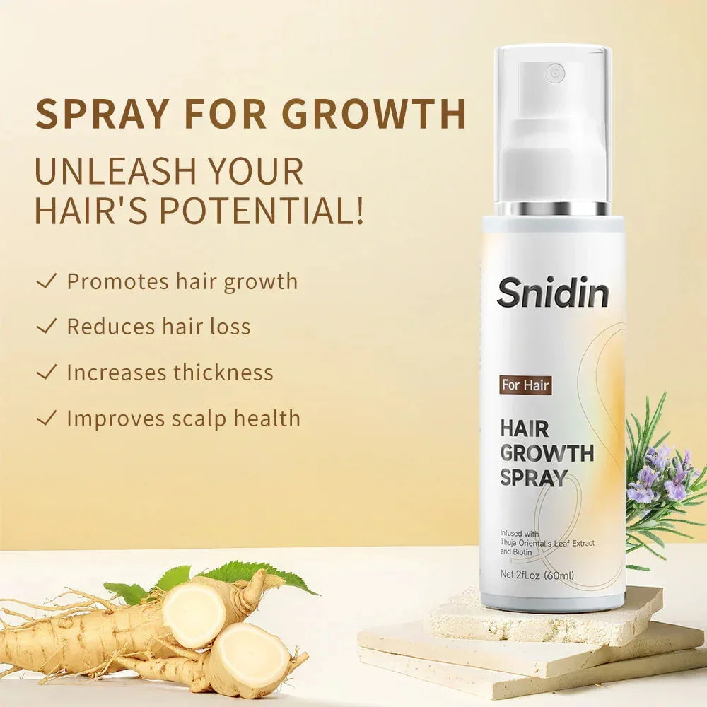 Snidin Hair Growth Spray – Biotin & Rosemary Oil — image 2