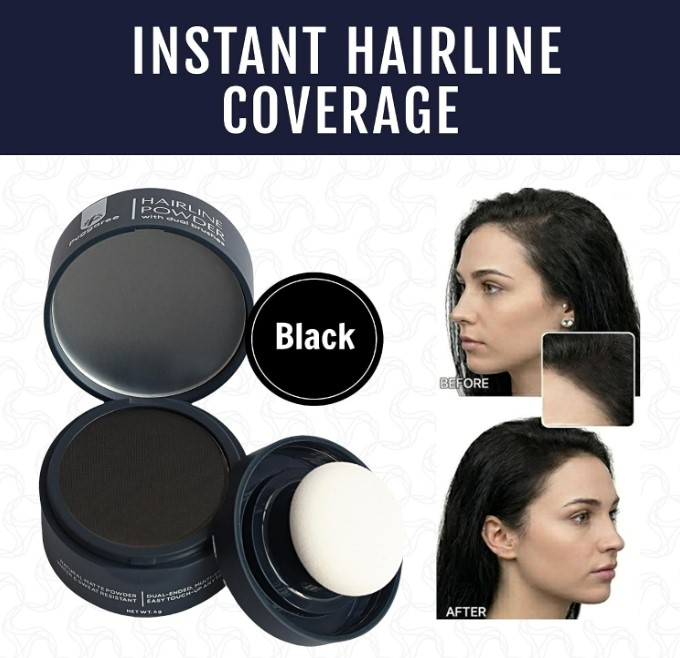 Black Hairline Powder, Gray & Bald Spot Concealer — image 3