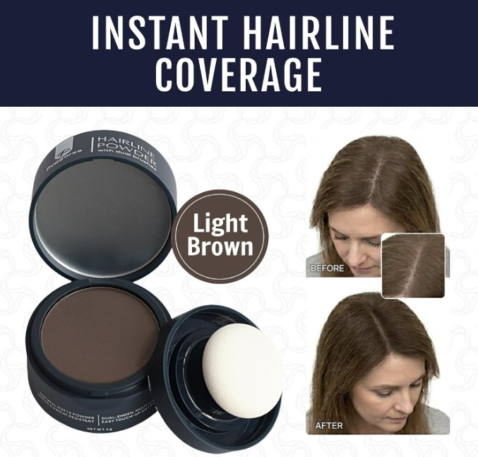 Light Brown Hairline Powder, Gray & Bald Spot Concealer — image 2